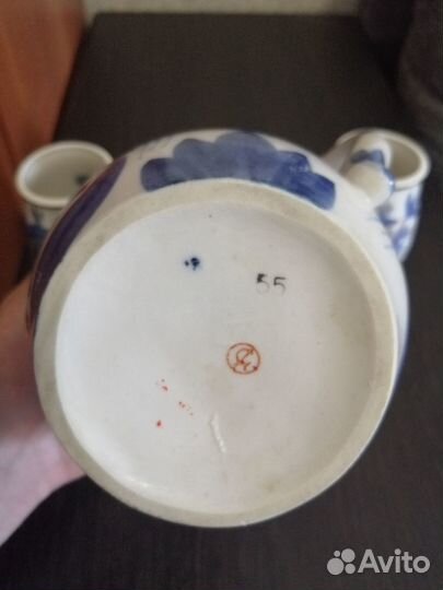 Винтажный набор кувшин и стаканы 