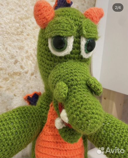 Новый вязаный дракон