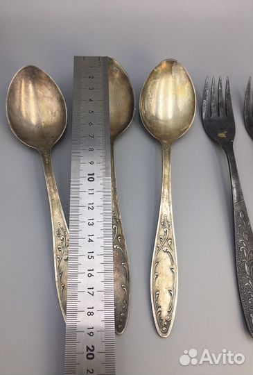 Ложки, вилки,мельхтор СССР разные