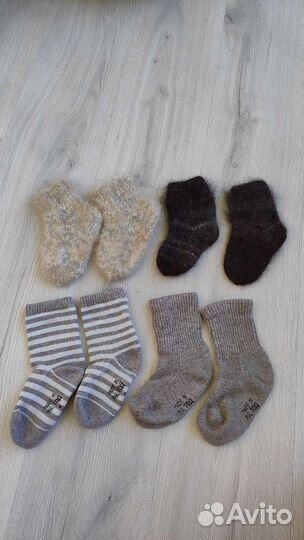 Носки из собачьей шерсти и из монгольской пряжи