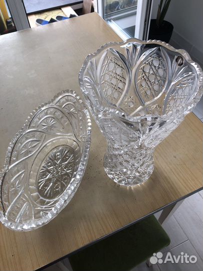 Ваза хрустальная СССР