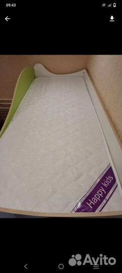 Кровать чердак с матрасом