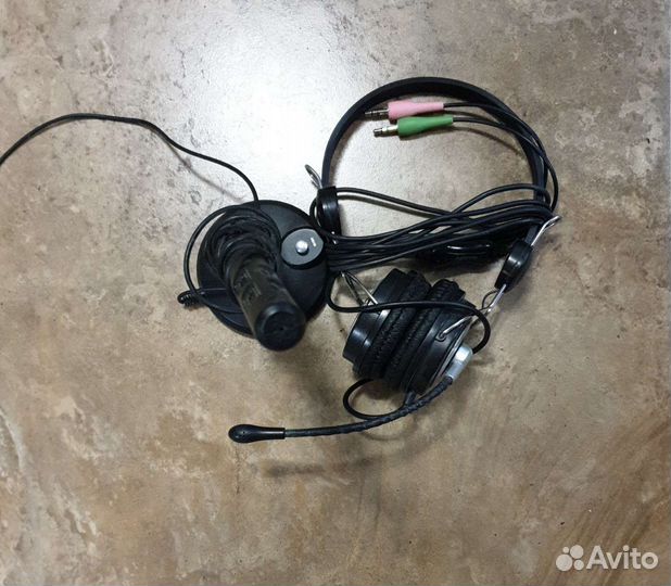Наушники и микрофон sven