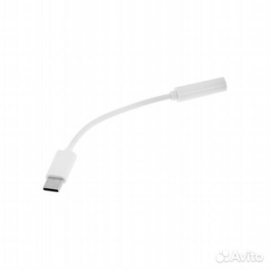 Переходник с Type-C на Jack 3.5, музыка+гарнитура