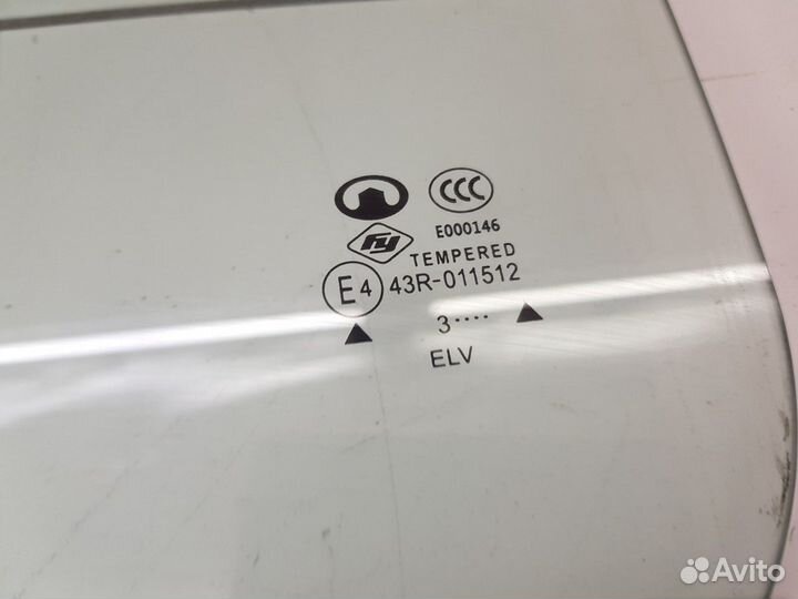 Стекло двери заднее левое (Great Wall Poer)