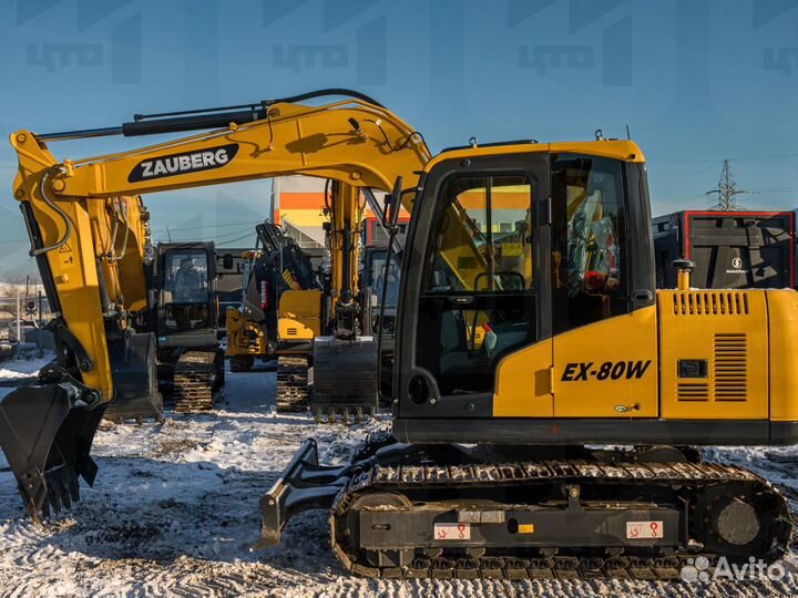 Гусеничный экскаватор Zauberg EX-80W, 2024