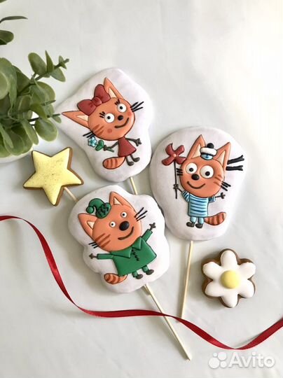 Имбирные пряники, топперы, букеты