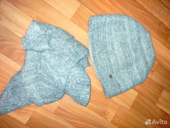 Комплект шапка и косынка