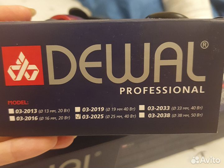 Плойка для волос (25 мм) RED titanium dewal