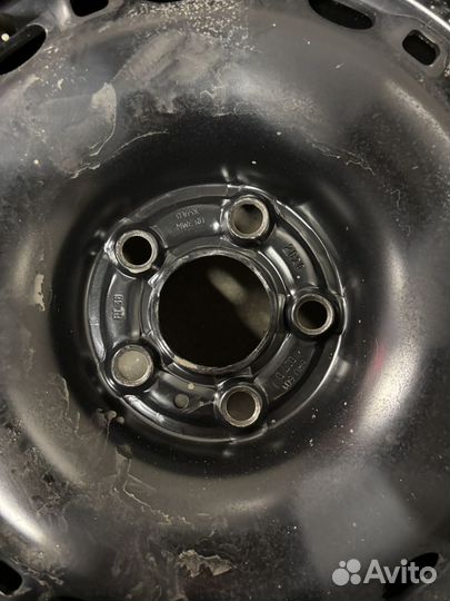 Штампованные диски Volkswagen Polo r15