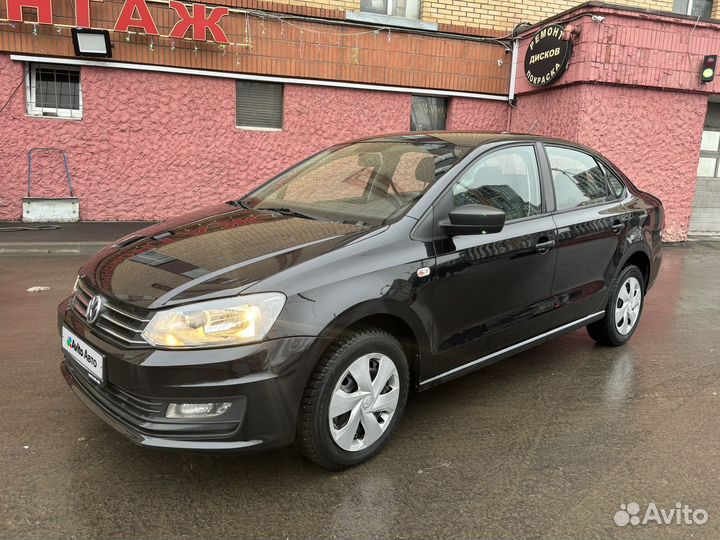 Volkswagen Polo 1.6 AT, 2019, 89 000 км