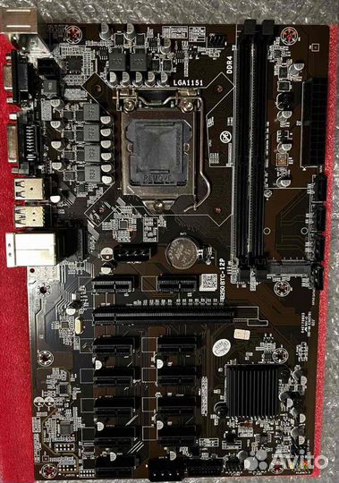 Мат.плата LGA1151 B250 BTC-12P новенькая