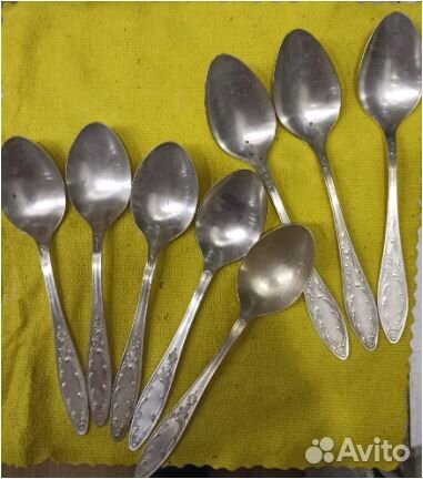 Мельхиоровые столовые приборы, посуда СССР