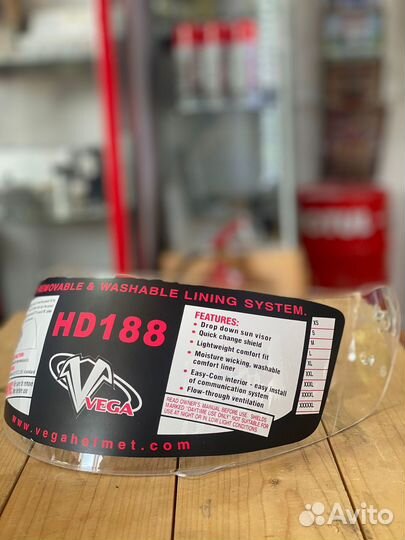 Визор Vega HD188 clear прозрачный