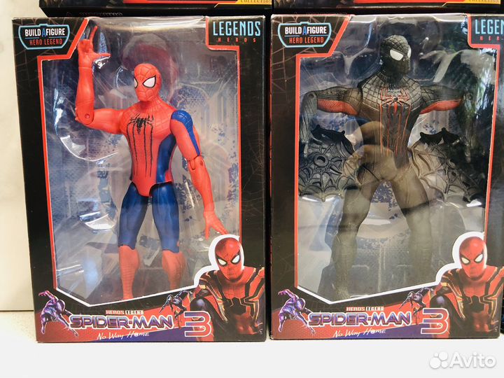 Фигурки Супергероев Халк, Человек паук