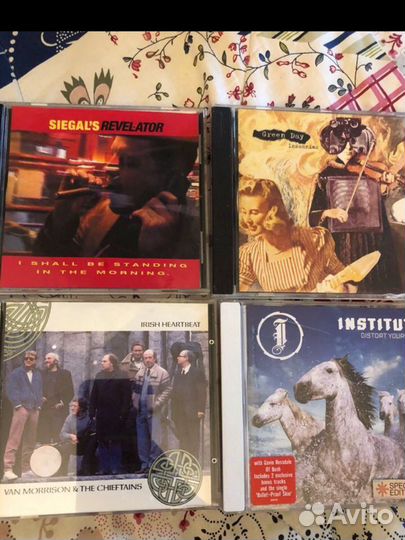 CD фирменные U2. Dire straits. Nirvana и др