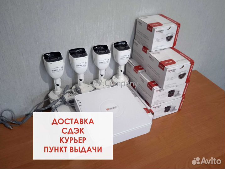 Камера видеонаблюдения. Комплекты. Установка