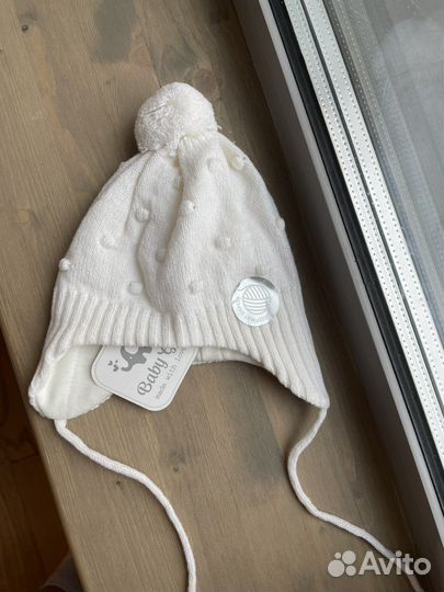 2 шапки новые Baby go (42-44 см)