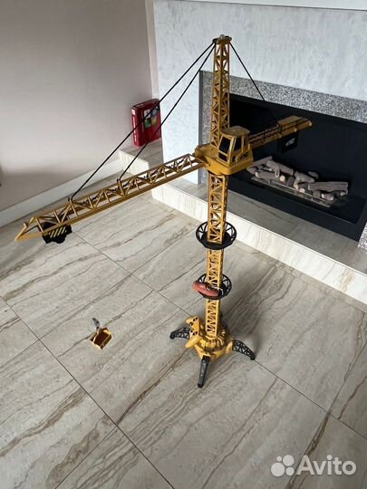 Детский строительный кран на радиоуправлении, звук