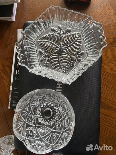 Ваза хрустальная СССР