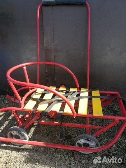 Санки с колесами