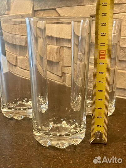 Стеклянные стаканы набор
