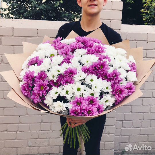 Хризантема Букеты Свежие Цветы Доставка Пермь