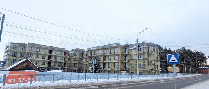 3-к. квартира, 51,1 м², 1/4 эт.