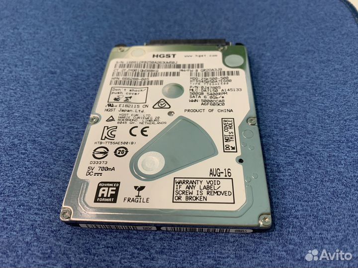 Жесткий диск hdd 500gb для ноута 2.5