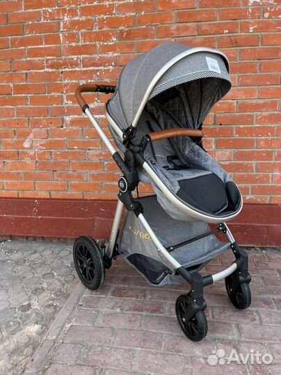 Коляска 2 в 1 Luxmom v9 серый