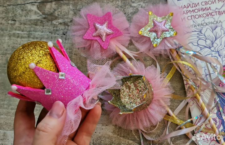 Ободок бусинка принцесса фея