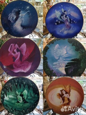 Тарелки Royal Worcester Феи костяной фарфор Англия