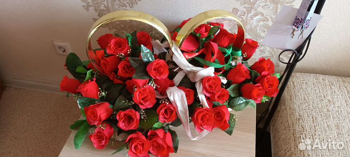 Украшения на машину на свадьбу