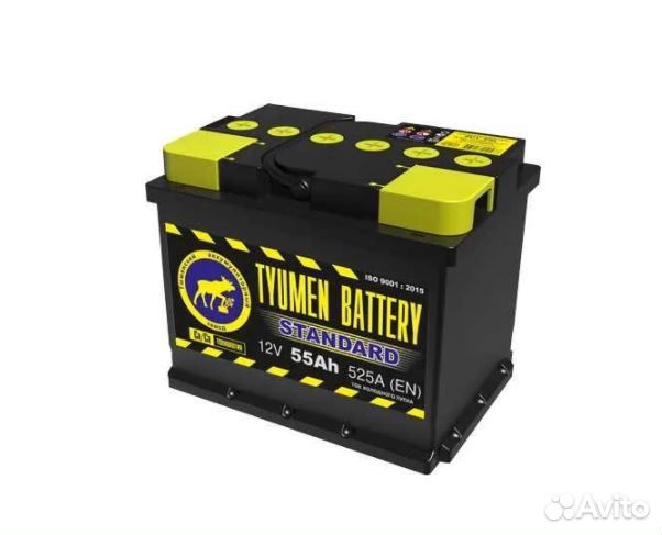 Акб тюмень Standart п/п 55Ah