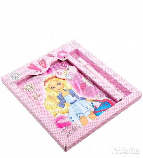 Блокнот с ручкой Гламур A2120899