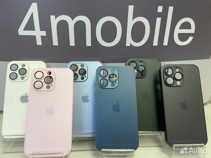 Чехлы на iPhone 12/13/14 со стеклом камеры