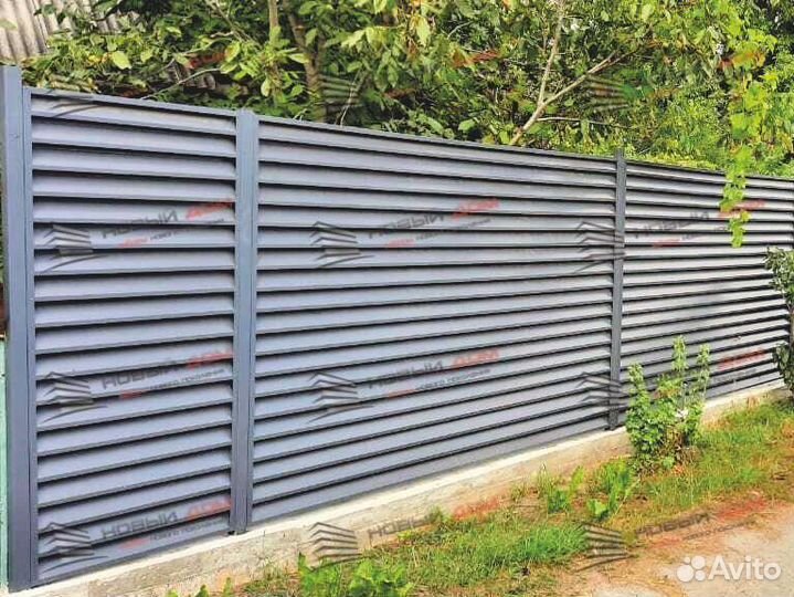 Забор-жалюзи