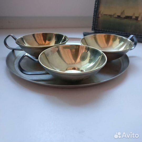 Кофейный набор СССР мельхиор