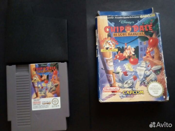 Nintendo 1990 год дискета Чип и Деил