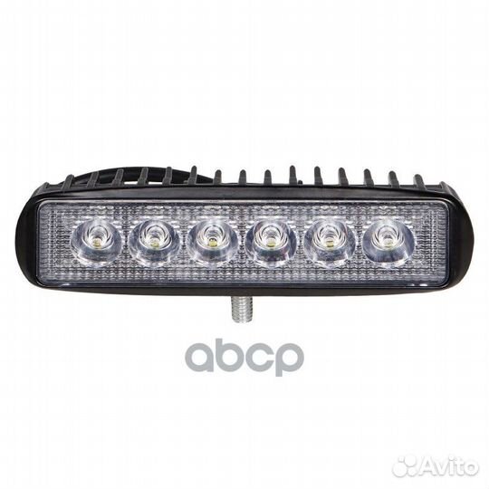 Фара светодиодная прямоугольная, 6 LED направле