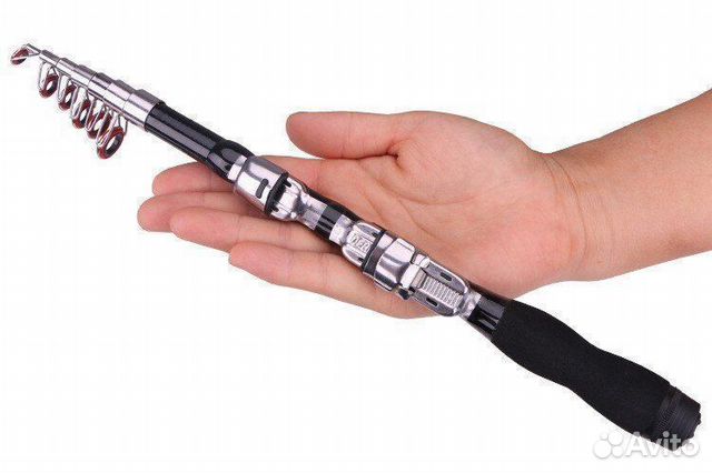 Ультратонкая ультрамаленькая удочка подарок рыбак