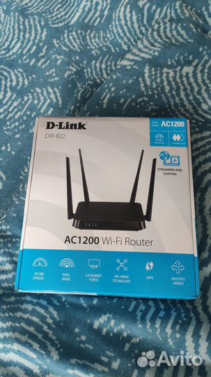 Wifi роутер D-Link DIR-822