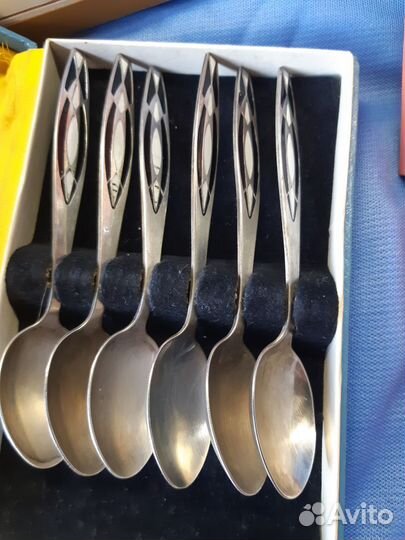 Набор столовых приборов мельхиор СССР