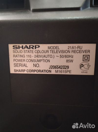 Sharp 21A-1RU с новым пультом