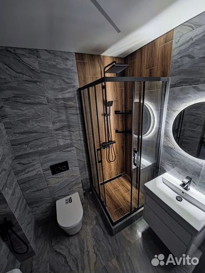 Ремонт Ванной комнаты, Душевой, Санузла Под Ключ