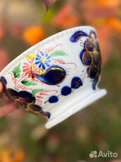 Заварочный чайник и миска кузнецова