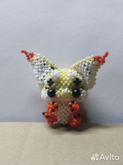 Амигуруми из бисера ушастик