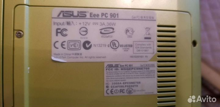 Нетбук asus ee901 нерабочий