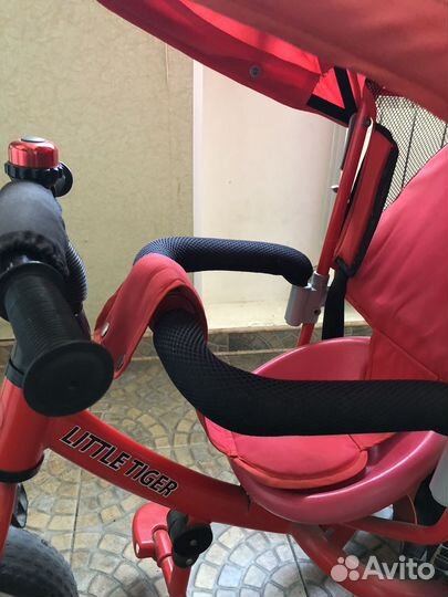 Велосипед коляска с ручкой