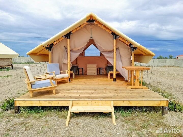 Сафари-палатка для глэмпинга 4x4 м